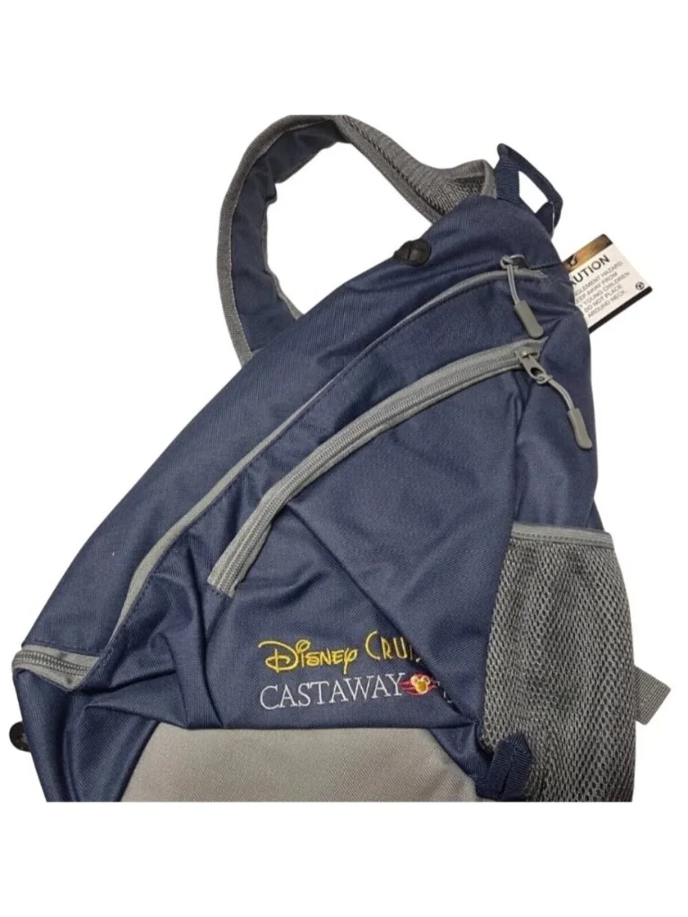 Disney Cruise Line Castaway Club Sling Backpack Navy Travel Bag Daypack